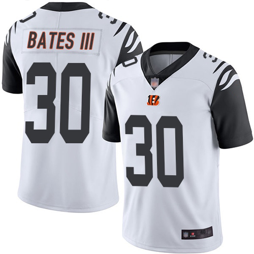 Cincinnati Bengals Limited White Men Jessie Bates III Jersey NFL Footballl #30 Rush Vapor Untouchable->youth nfl jersey->Youth Jersey